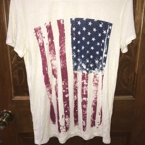 White American Flag T-Shirt